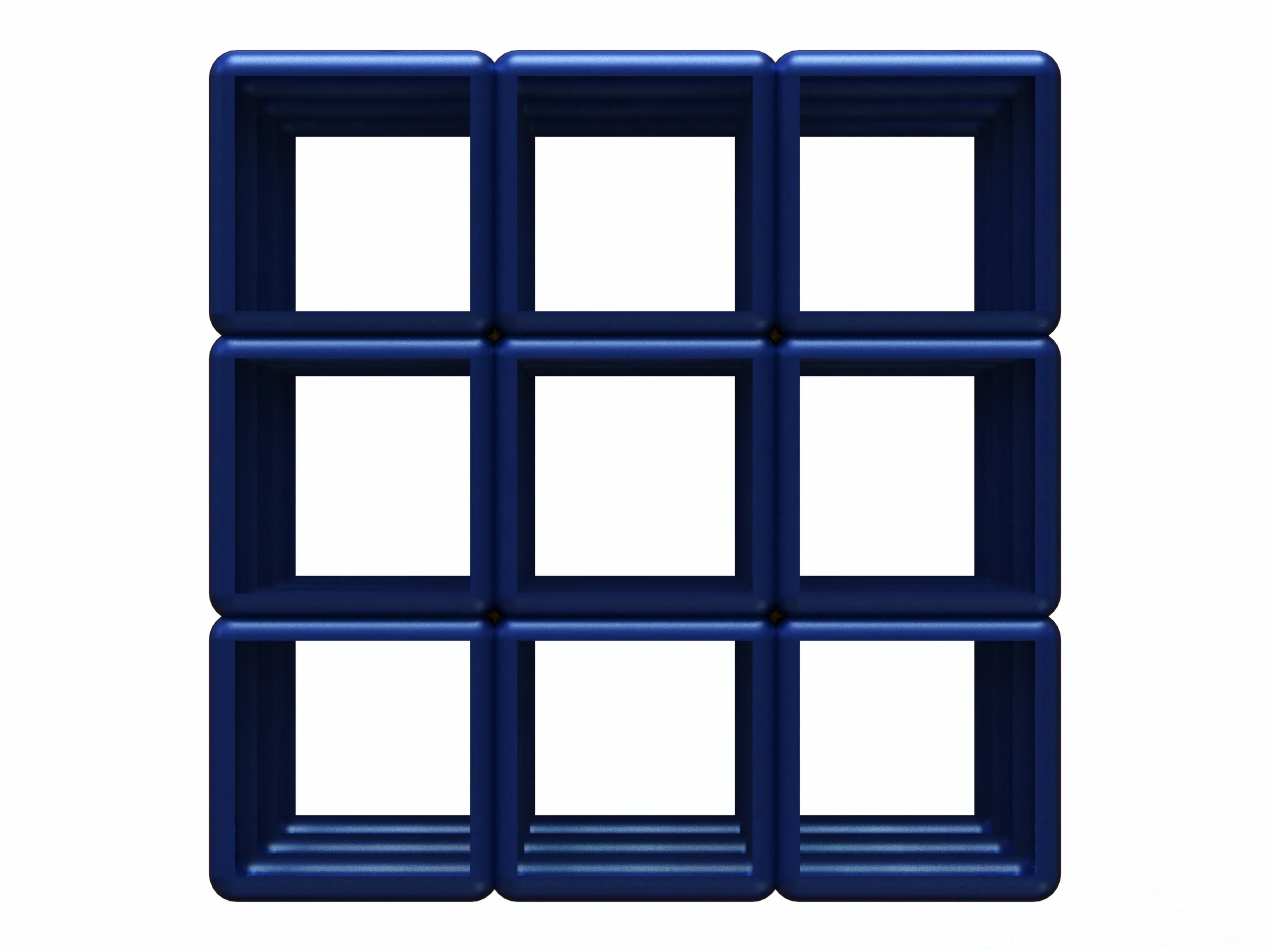 Wireframe Shape Rubik Cube