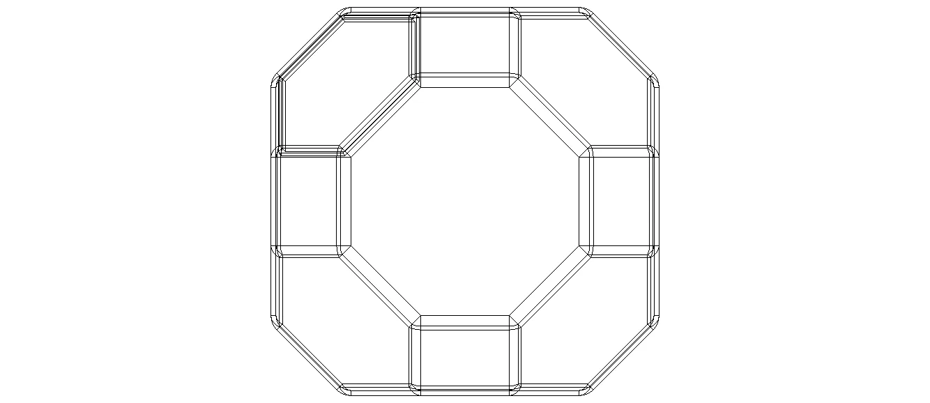 Wireframe Great Rhombicuboctahedron