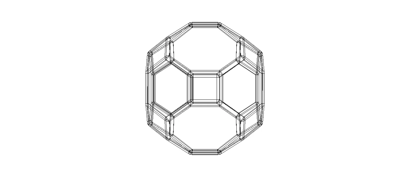 Wireframe Great Rhombicuboctahedron