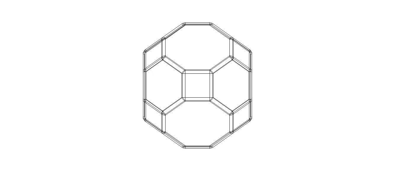 Wireframe Great Rhombicuboctahedron