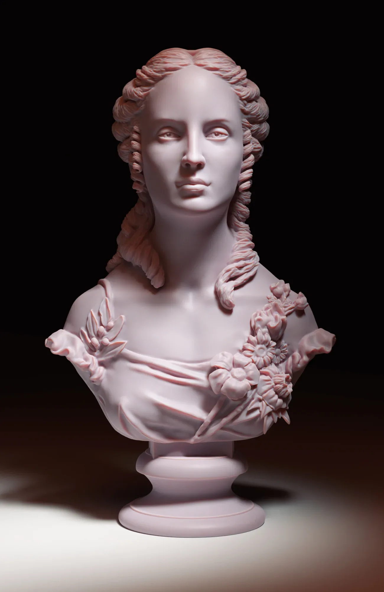 Beatrice Portinari 3D printable STL files in 135mm scale