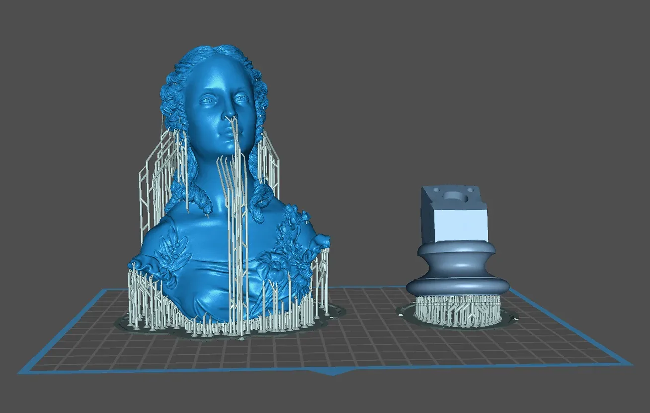Beatrice Portinari 3D printable STL files in 135mm scale