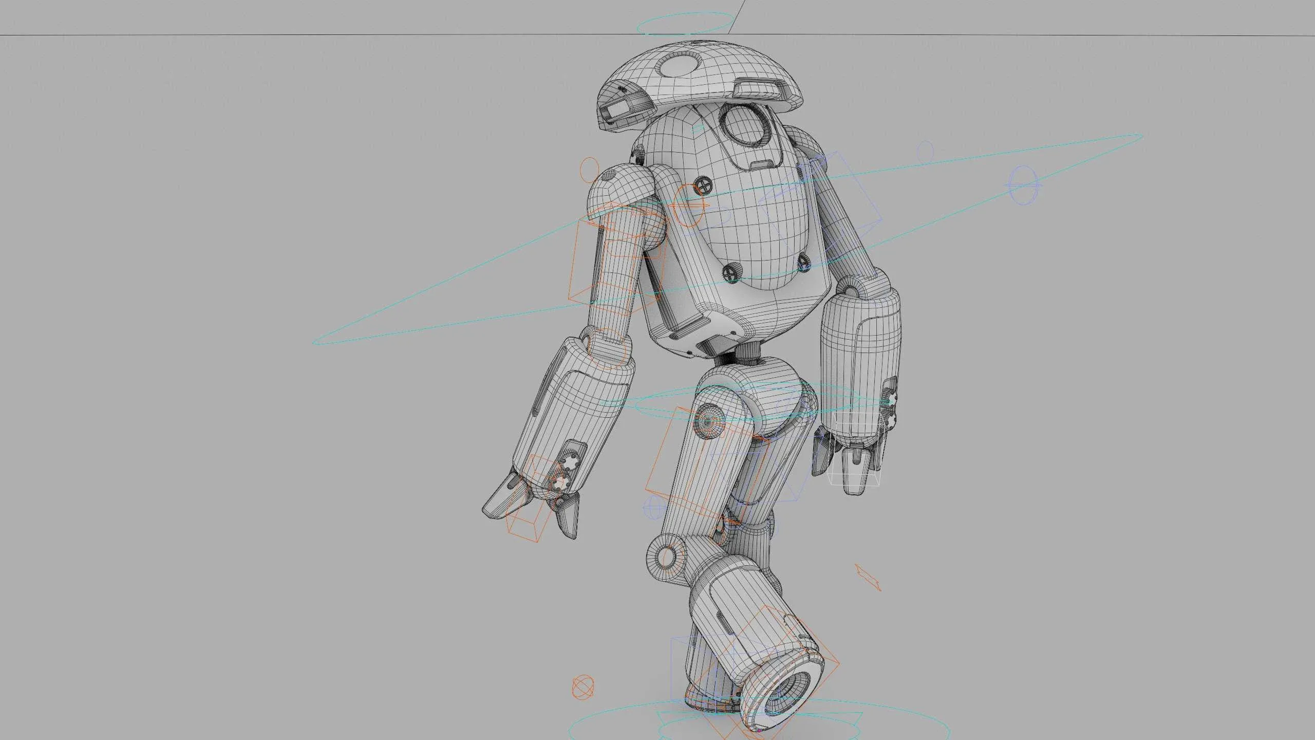 Utility Bot Sophie Auto-Rig Pro Rigged For Mixamo, Unreal Engine Unity