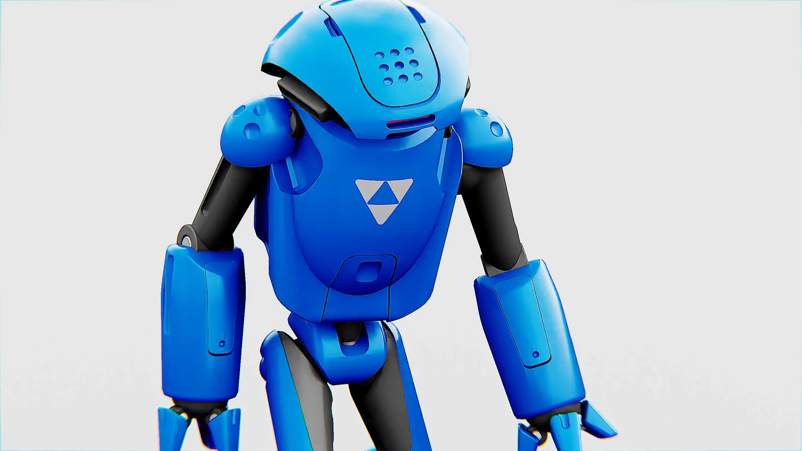 Utility Bot Sophie Auto-Rig Pro Rigged For Mixamo, Unreal Engine Unity