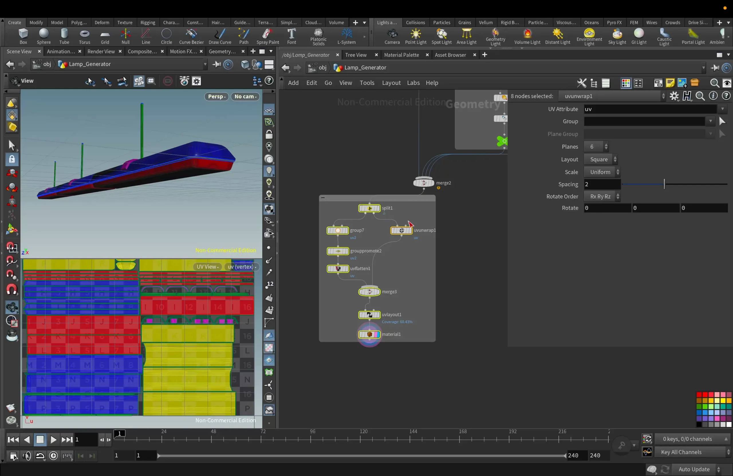 Houdini Tutorial Procedural Lamp