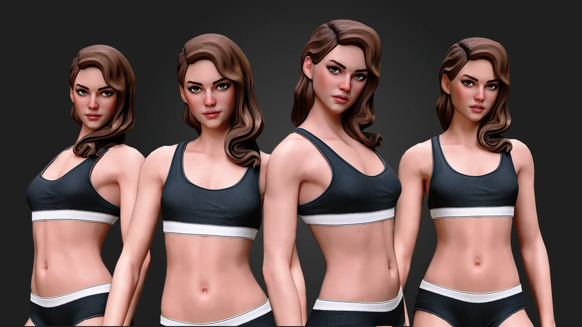 Stylized Female Basemesh