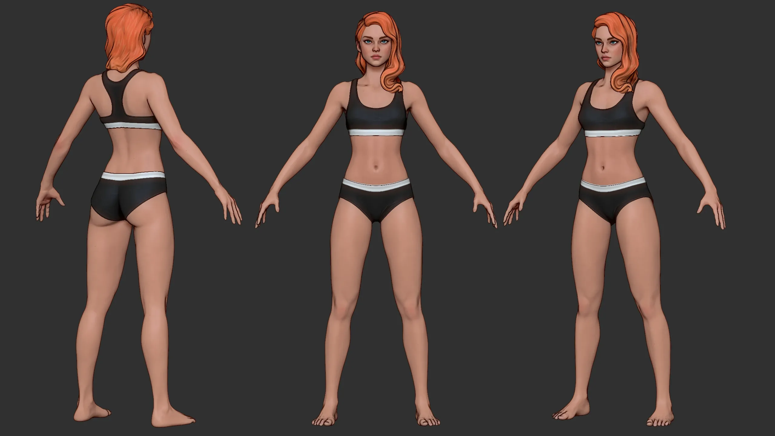 Stylized Female Basemesh