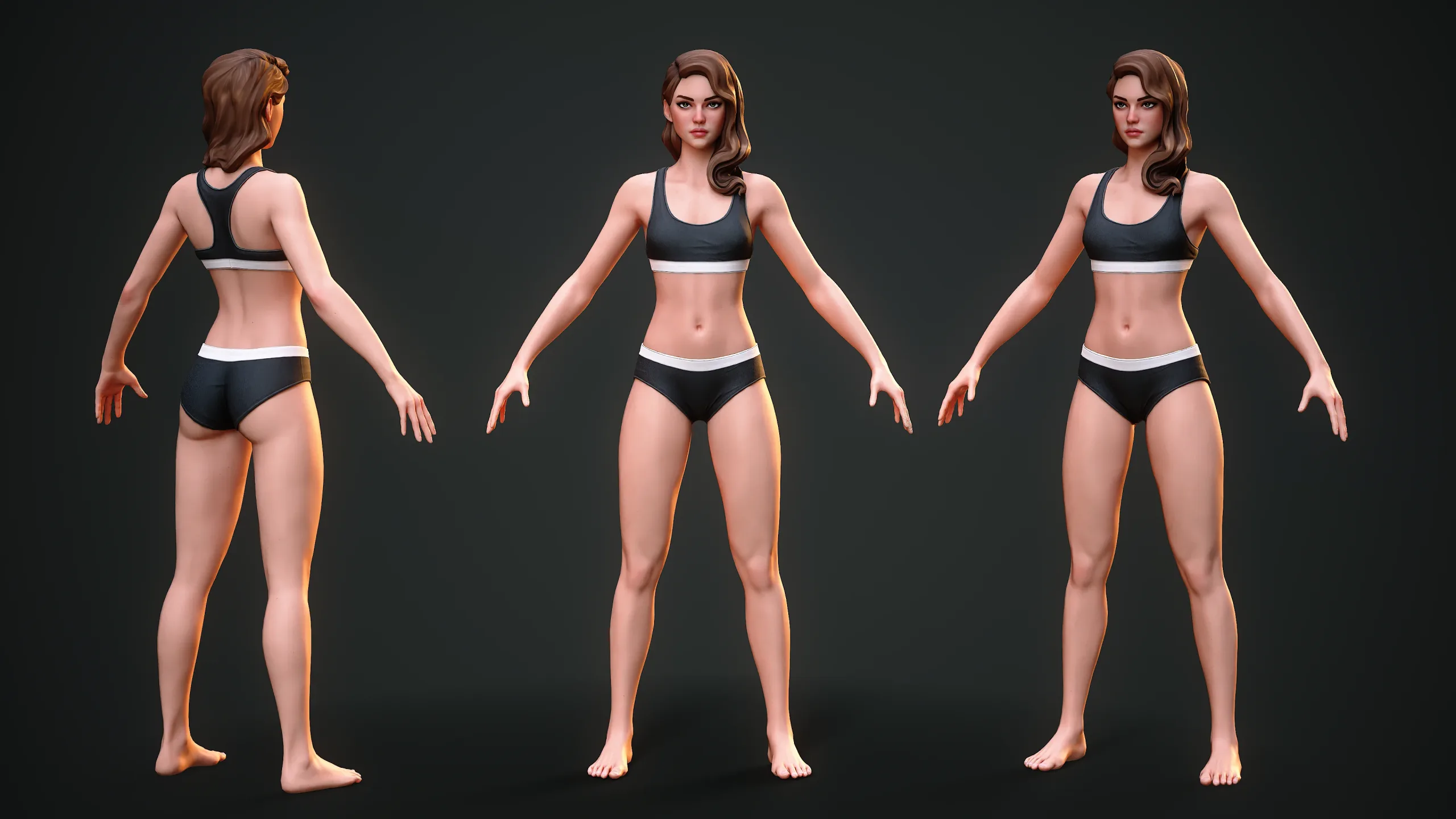 Stylized Female Basemesh