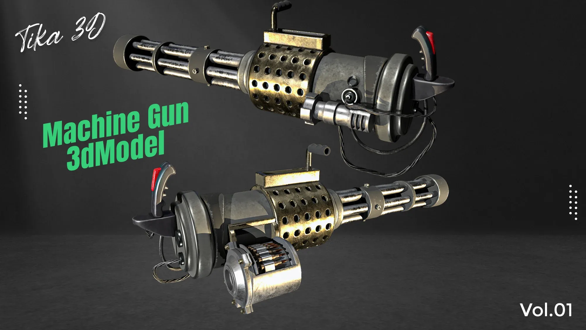 Machine Gun(3D Model)