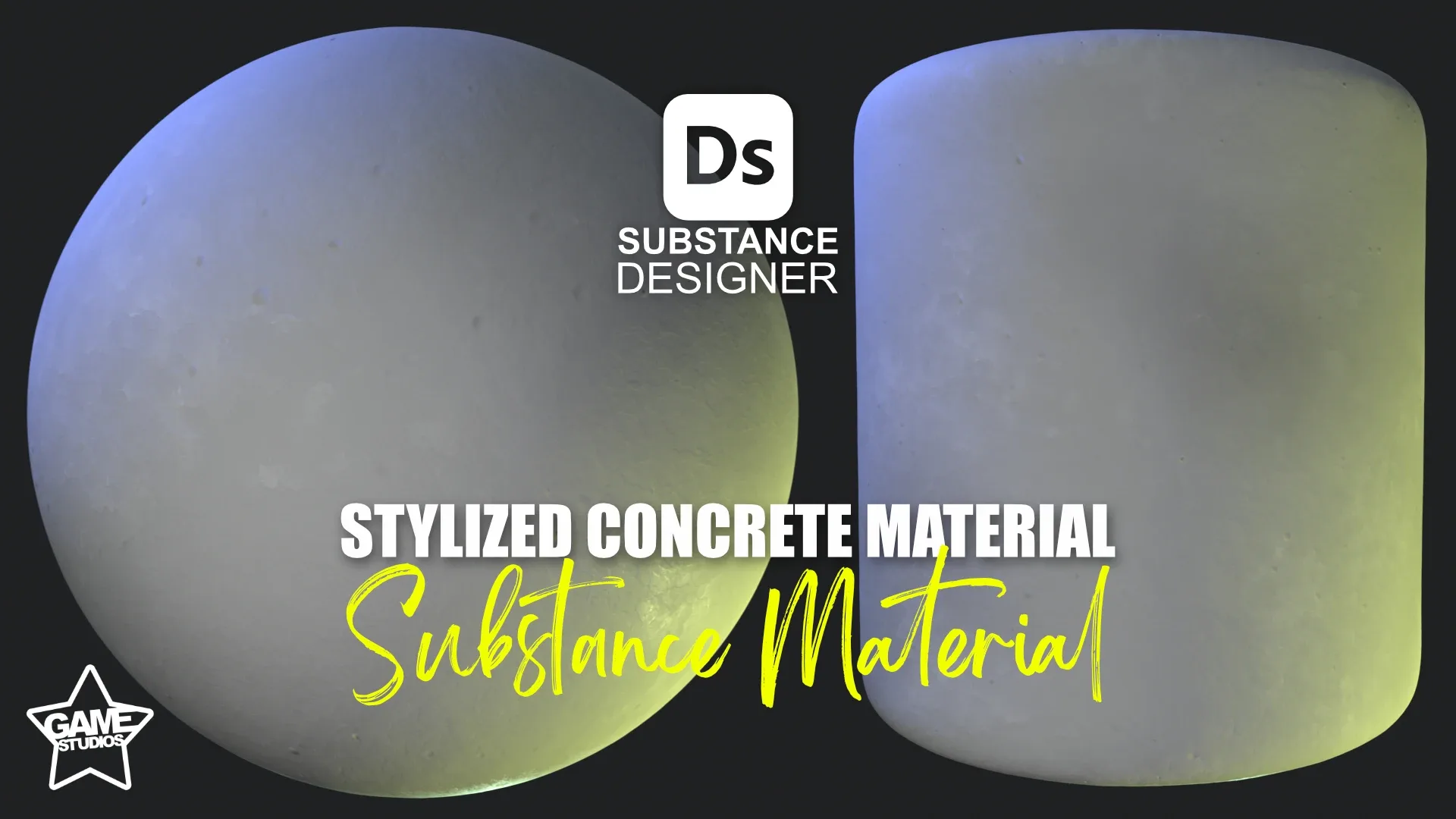 Stylized Concrete Material 02 - Substance 3D Designer