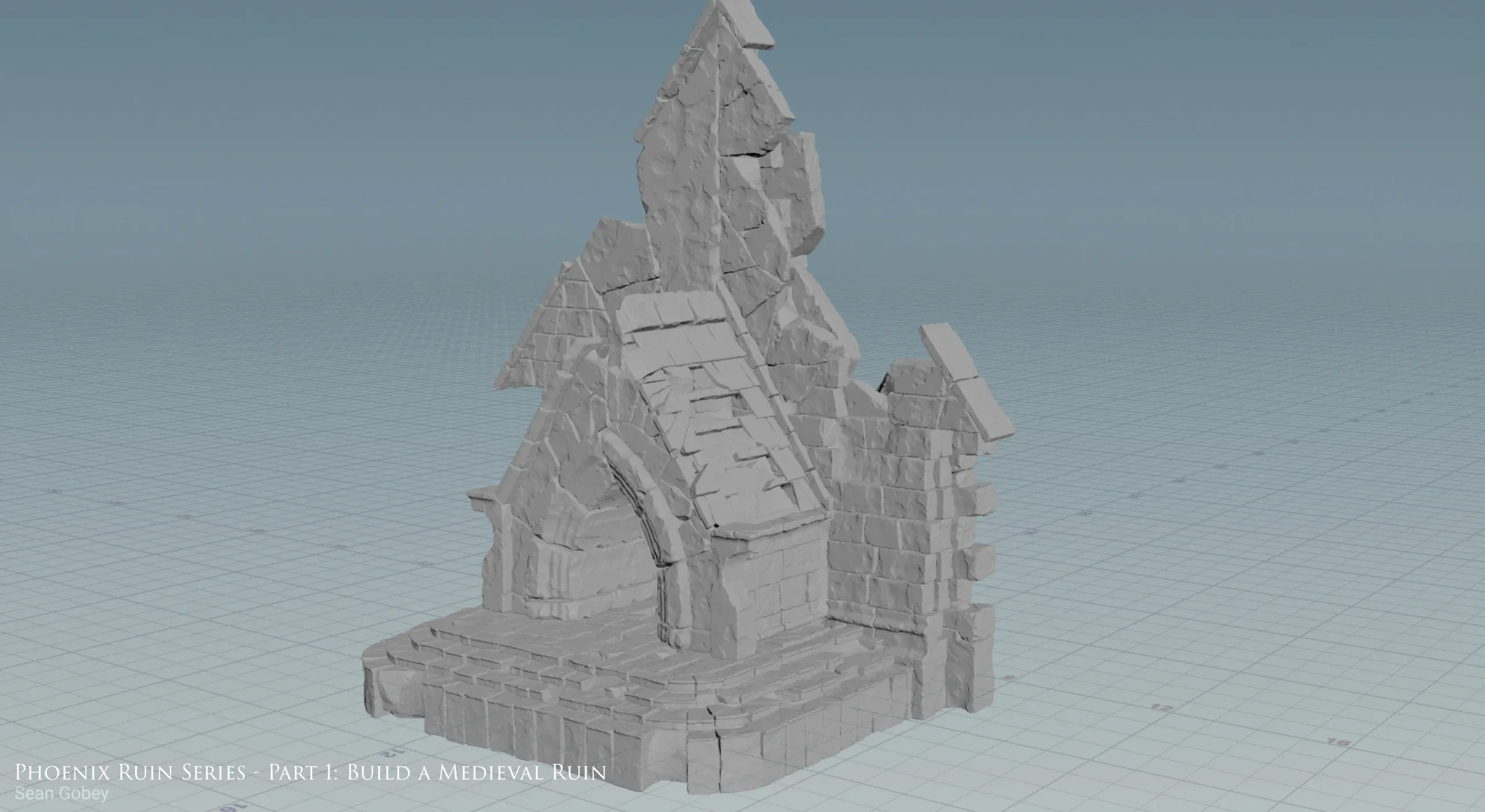 Build a Medieval Church Ruin