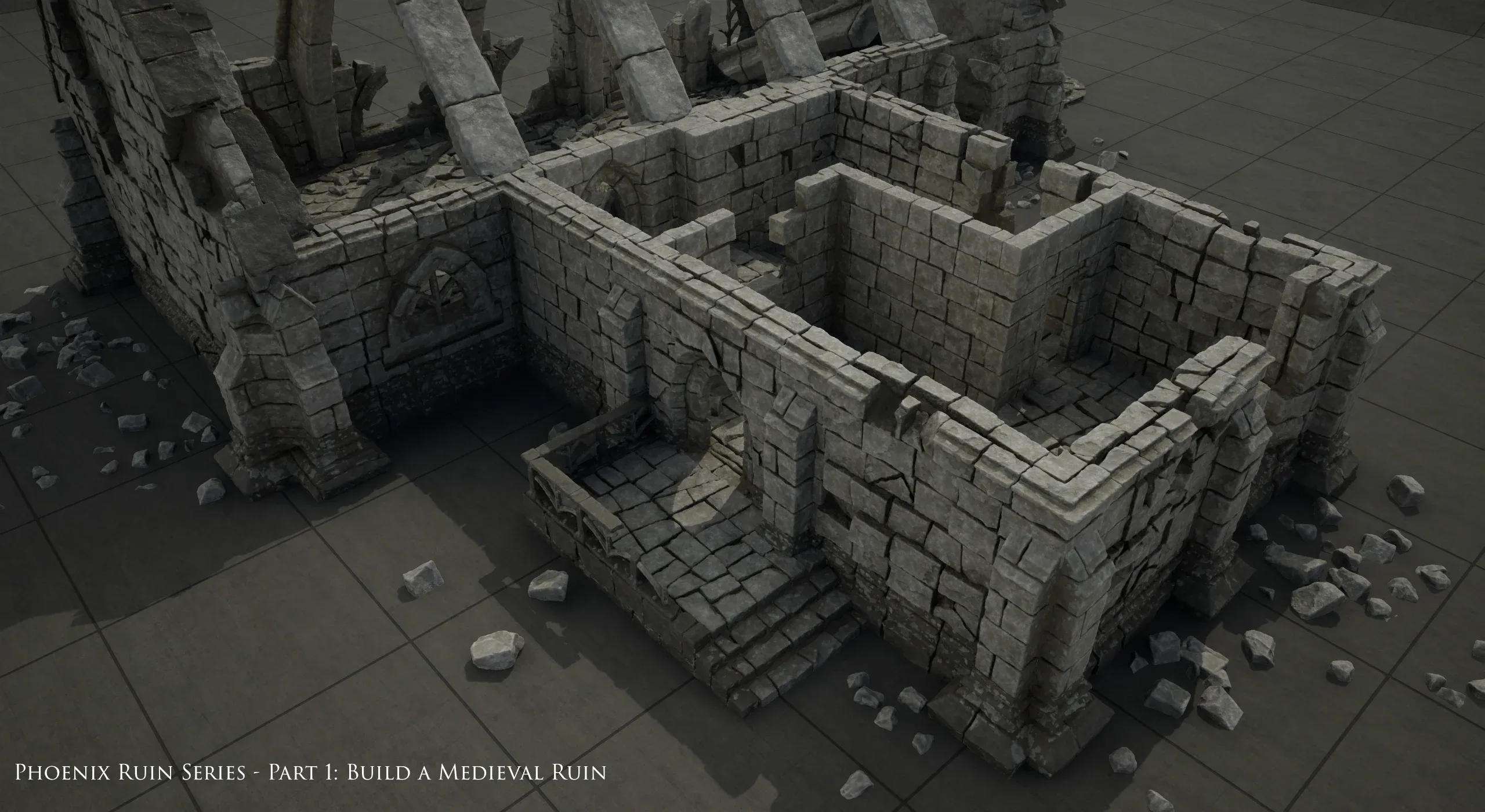 Build a Medieval Church Ruin