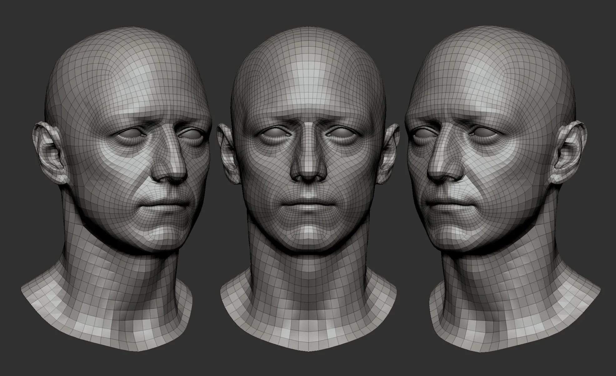 Male Head Basemesh