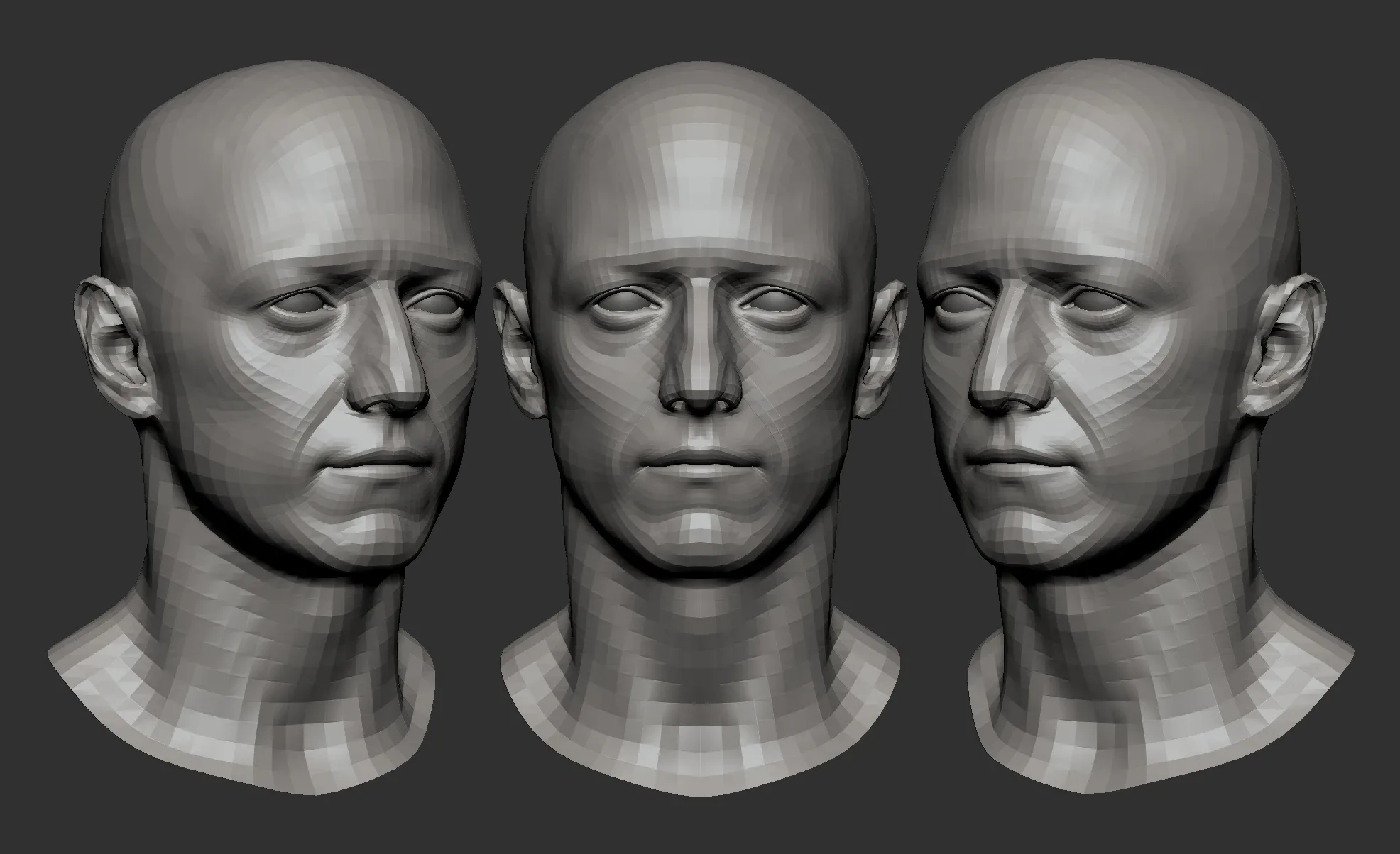 Male Head Basemesh