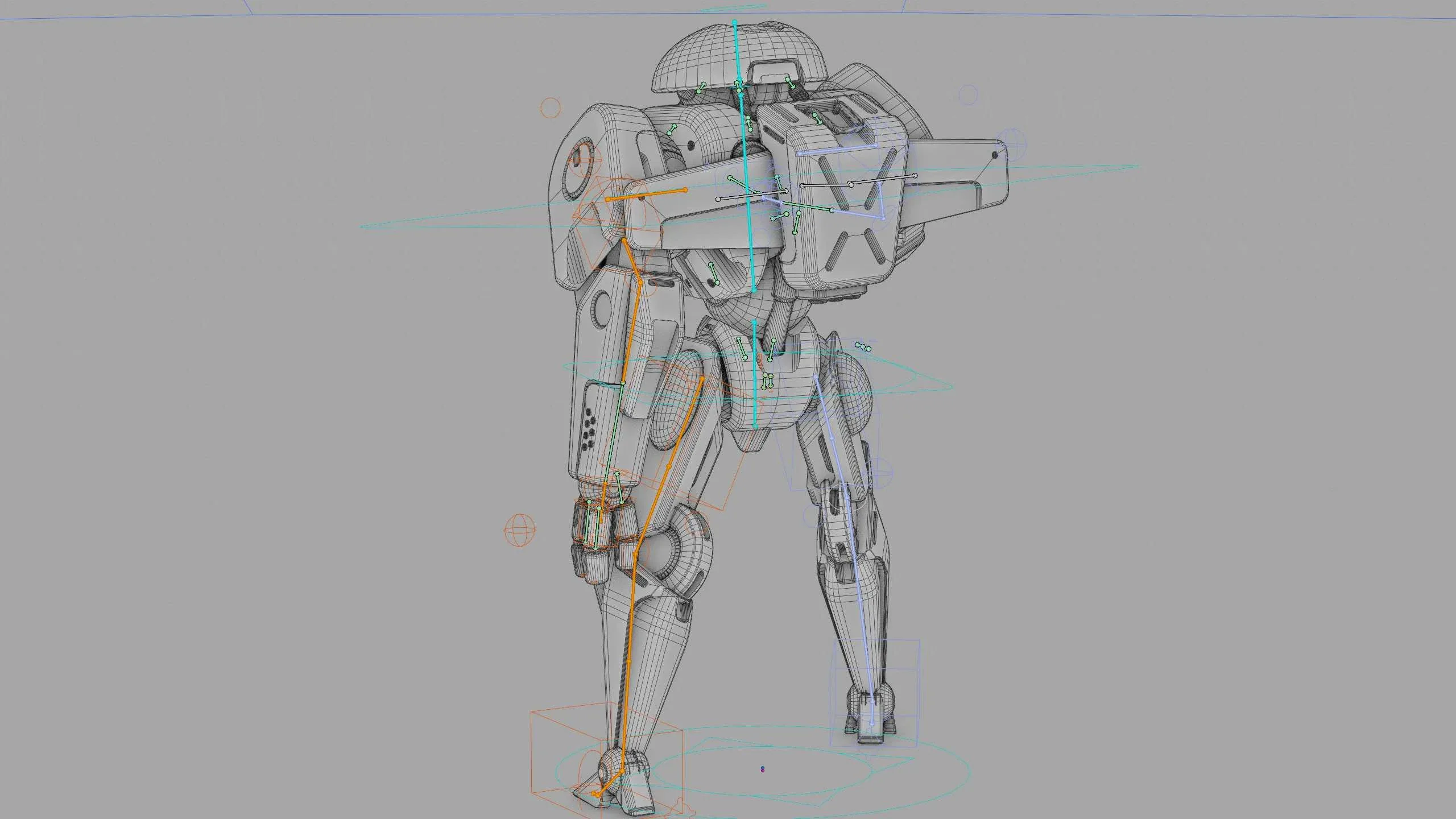 Android Ikarous Auto-Rig Pro Rigged For Mixamo, Unreal Engine, Unity