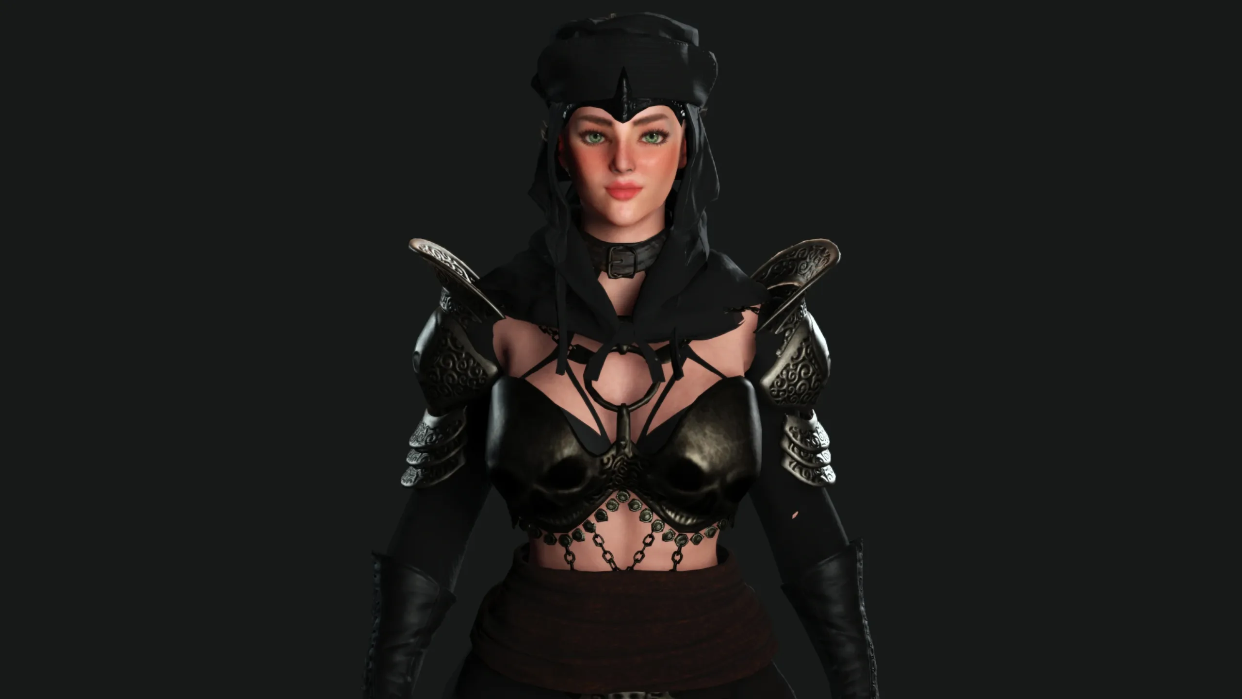 AAA 3D FANTASY CHARACTER - BEAUTIFUL ASSASSIN WARRIOR