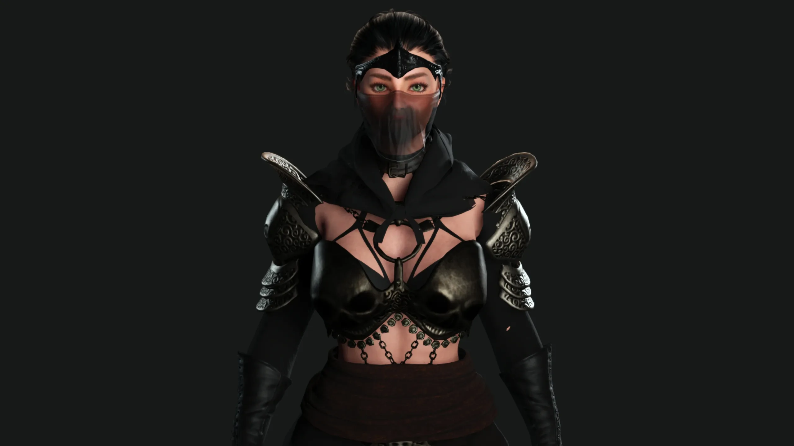 AAA 3D FANTASY CHARACTER - BEAUTIFUL ASSASSIN WARRIOR