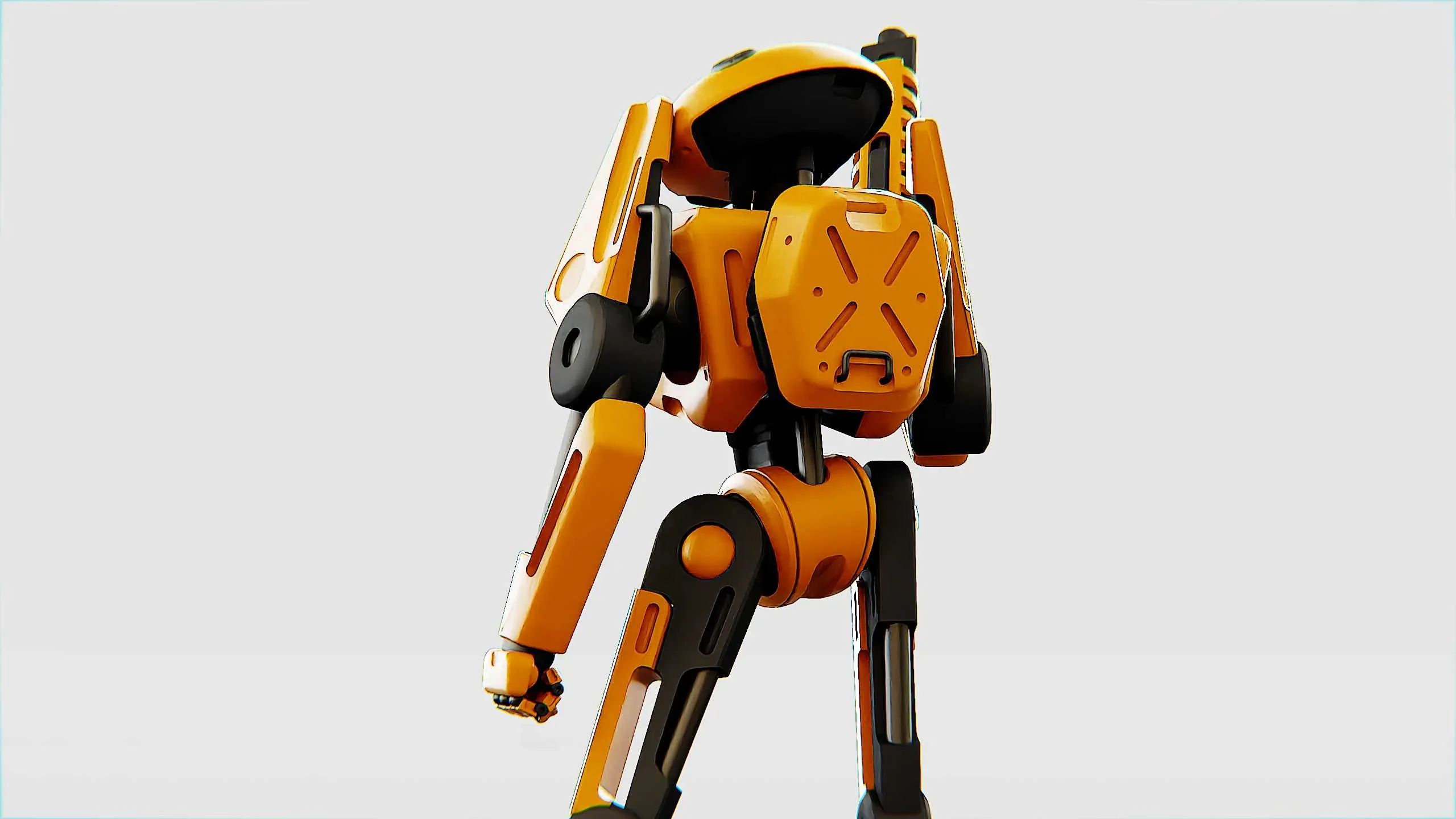 Battle Droid Z-100 Auto-Rig Pro Rigged For Mixamo, Unreal Engine Unity