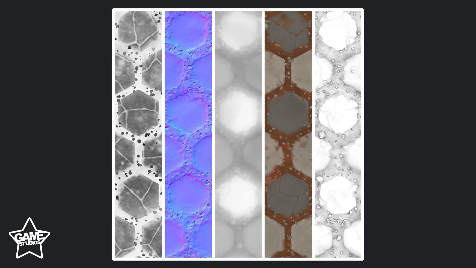 Stylized Floor Tiles Material 13 - Substance 3D Designer