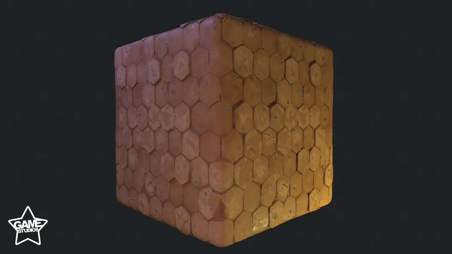 Stylized Floor Tiles Material 04 - Substance 3D Designer