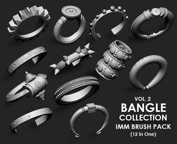 BANGLES MEGA PACK (4 IN ONE - 62 BRUSHES)