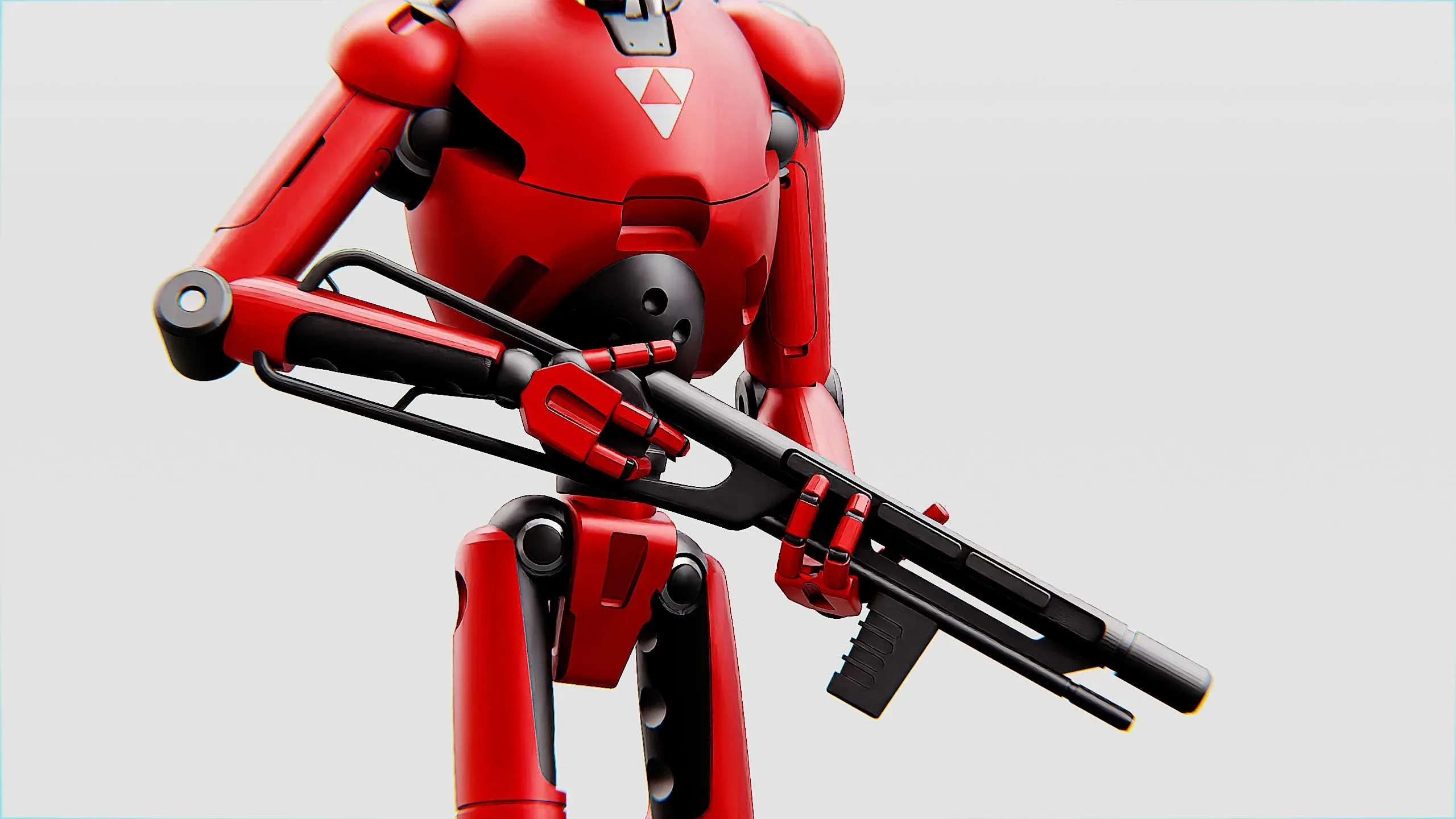 Battle Droid X-4000 Auto-Rig Pro Rigged For Mixamo, Unreal Engine Unity