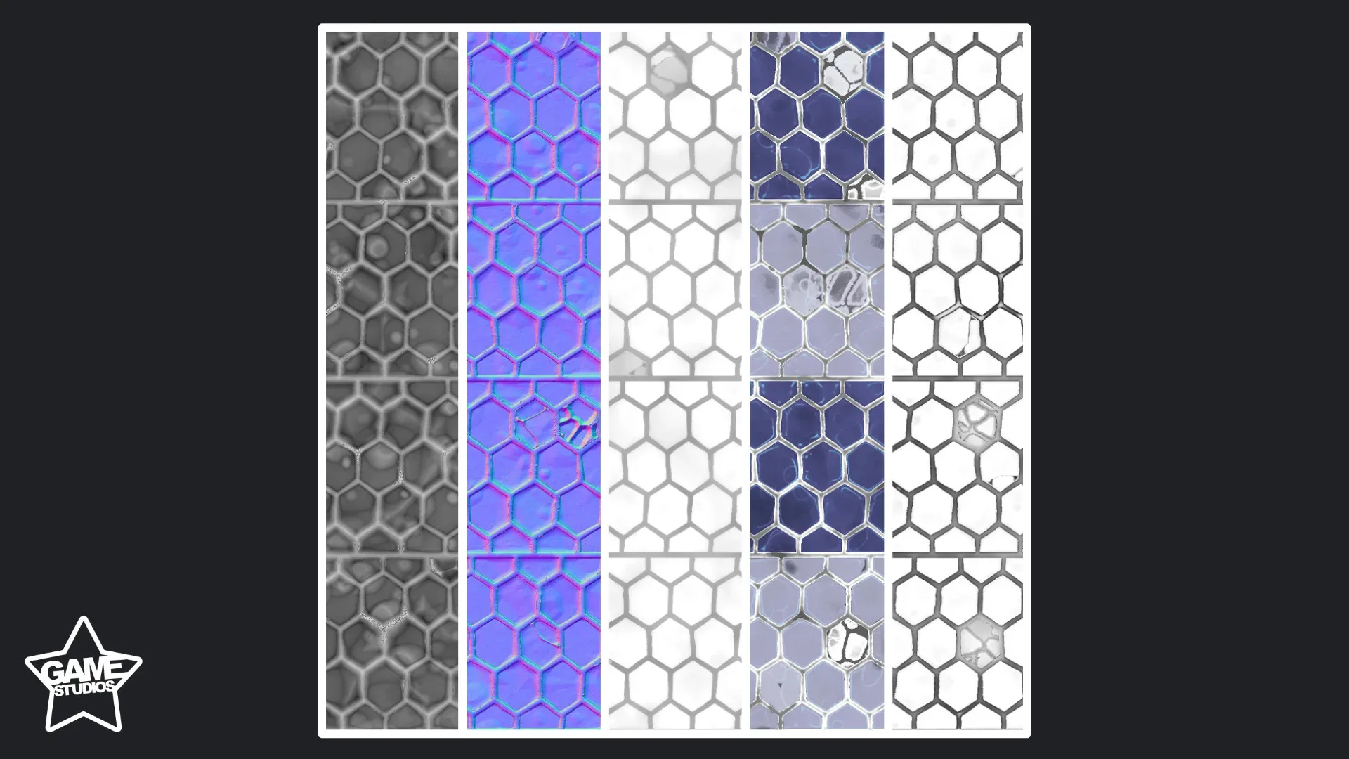 Stylized Portuguese Tiles Material 01 - Substance 3D Designer