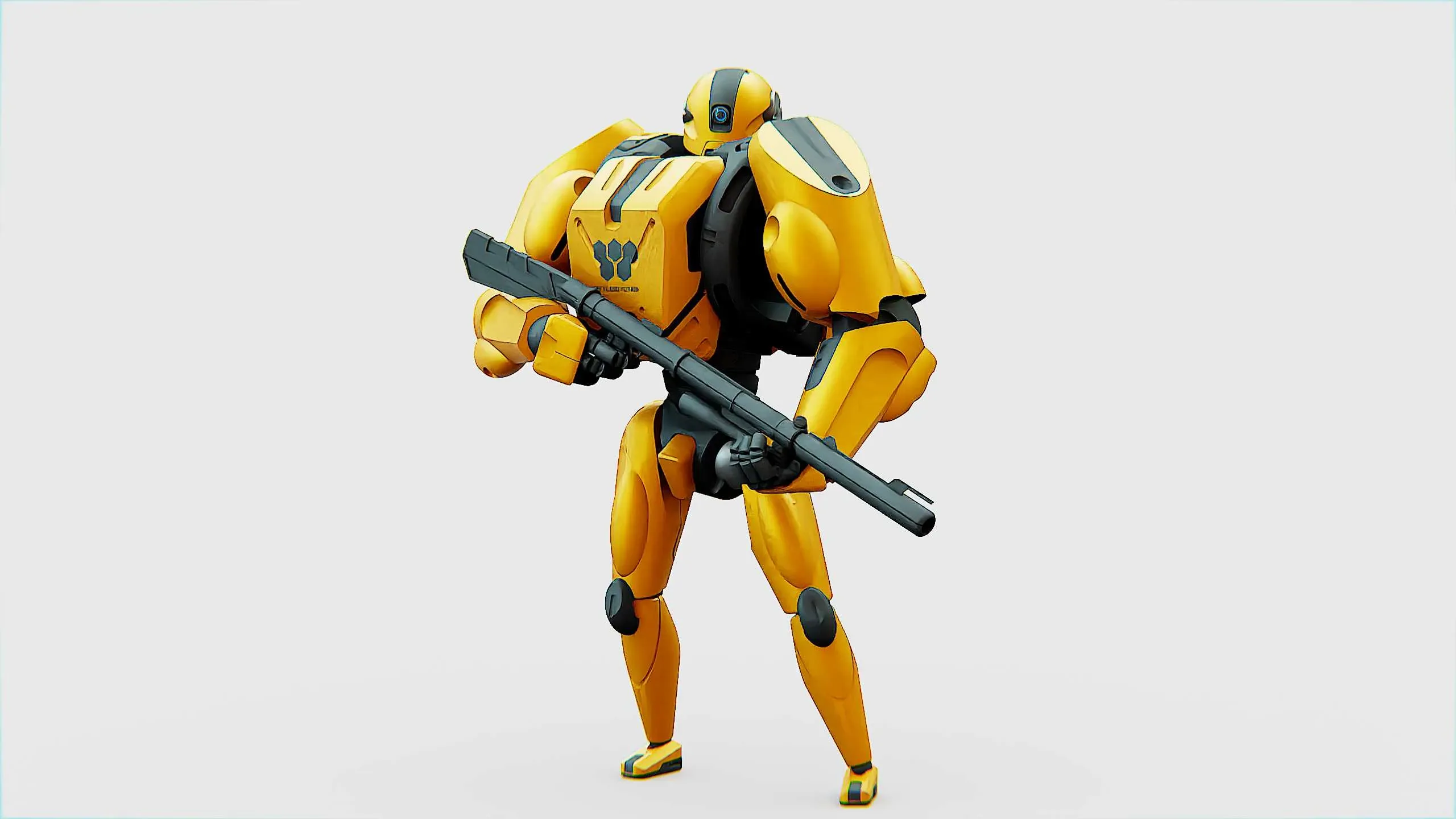 BATTLE DROID QORA Auto-Rig Pro Rigged For Mixamo, Unreal Engine Unity