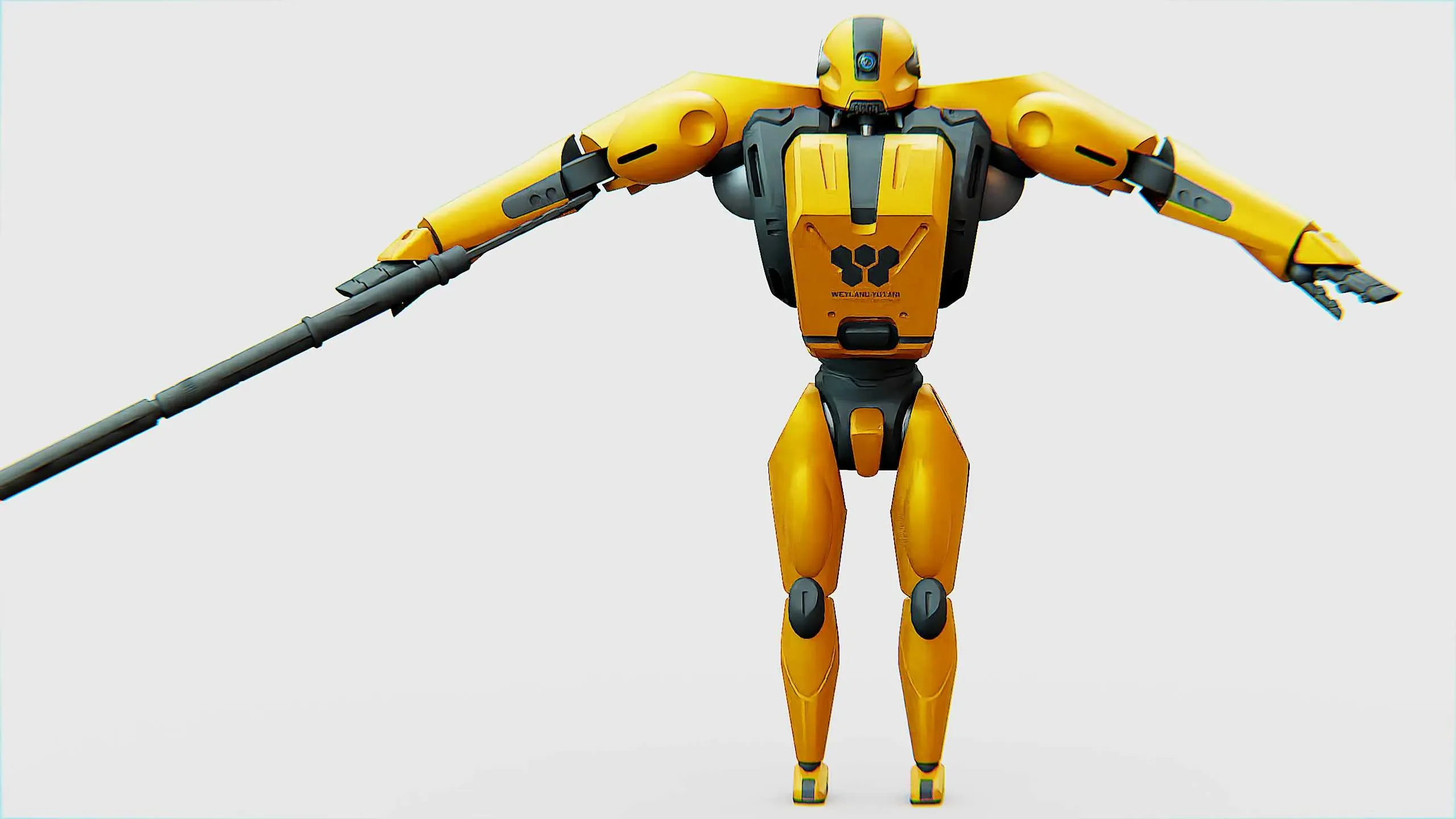 BATTLE DROID QORA Auto-Rig Pro Rigged For Mixamo, Unreal Engine Unity