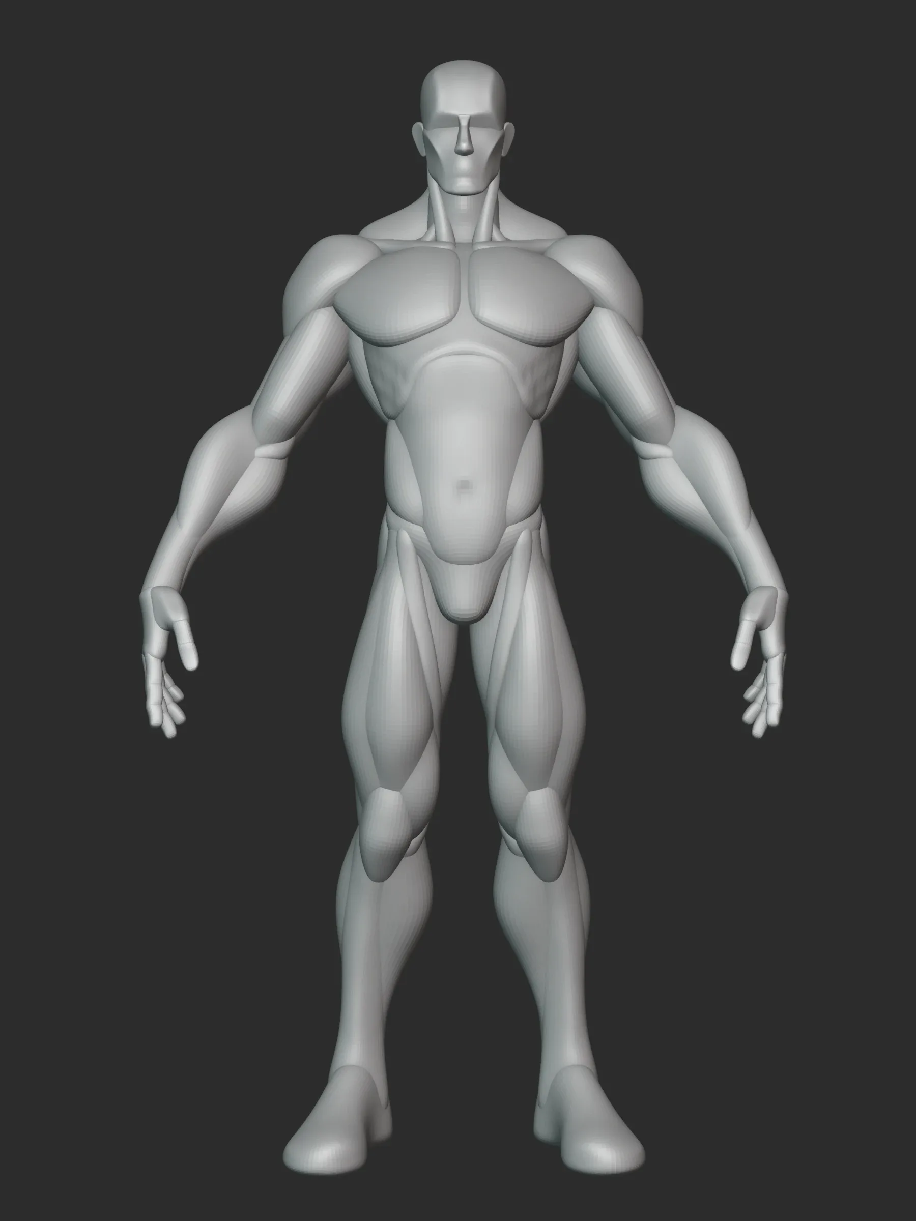 Standard Male Stylized Blockout V1