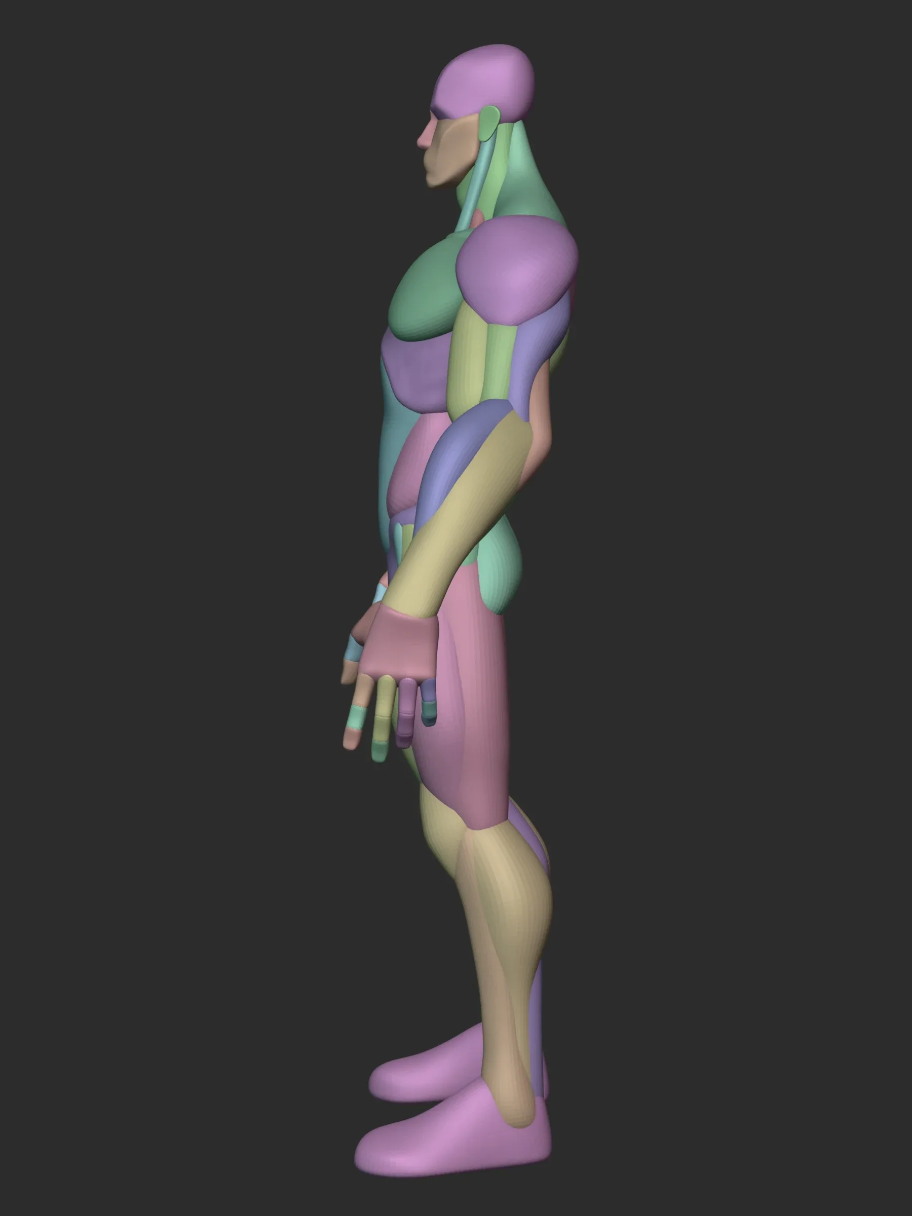 Standard Male Stylized Blockout V1