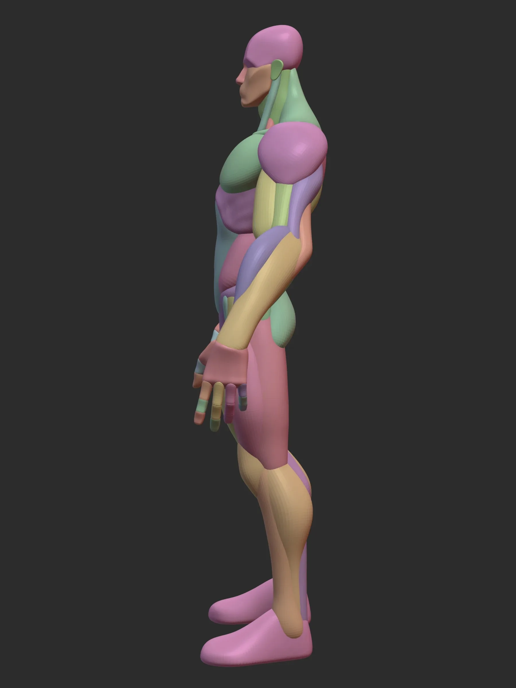 Standard Male Stylized Blockout V1