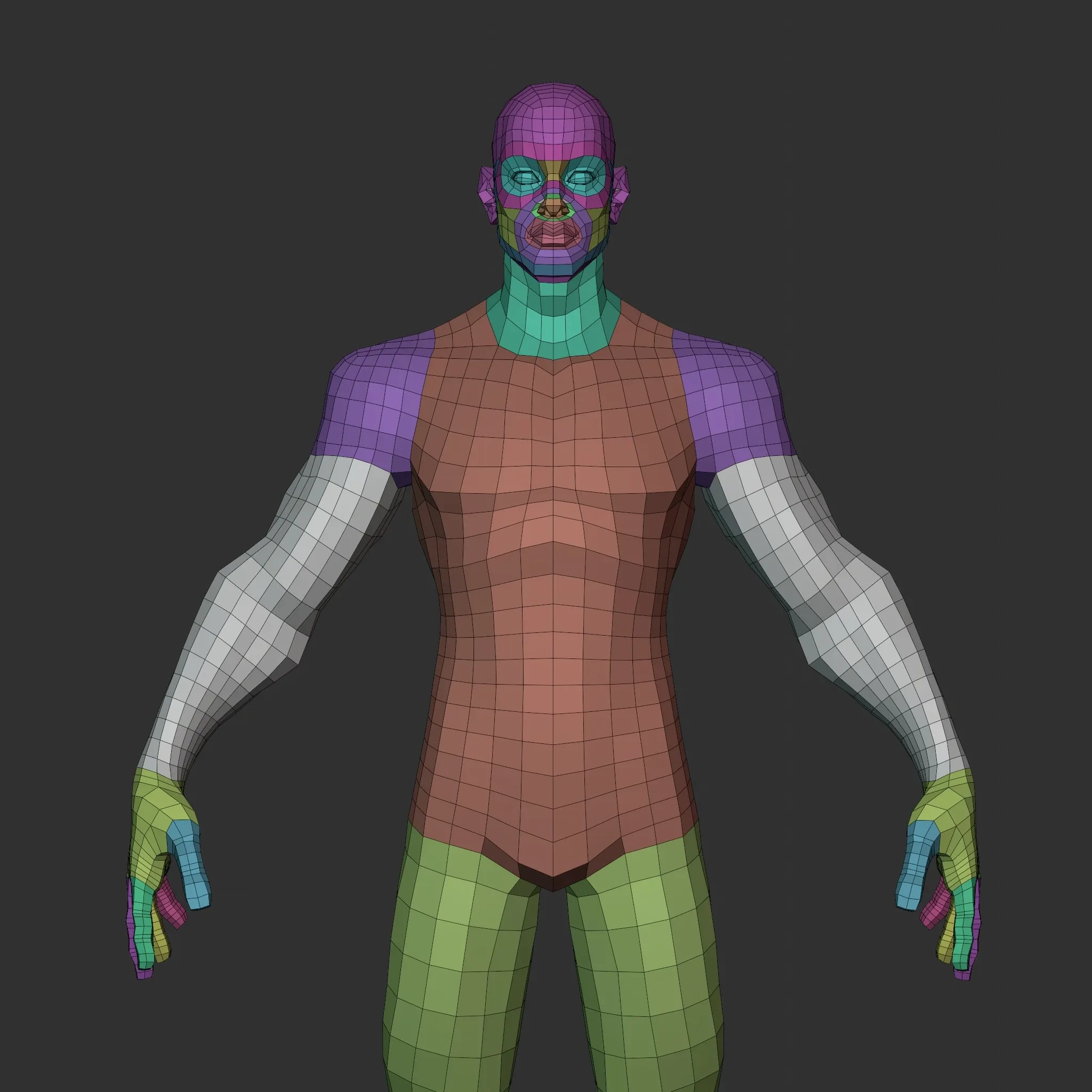 Stylized Lowpoly Basemesh