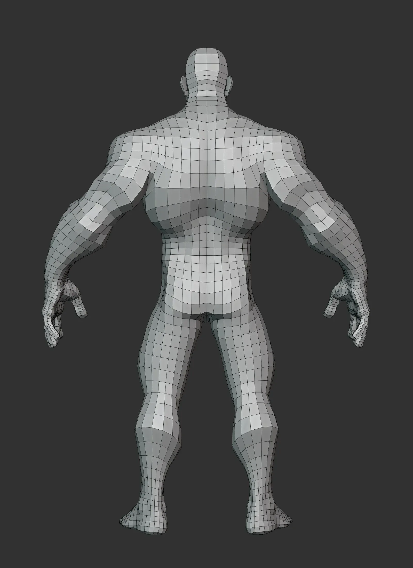 Stylized Hero Lowpoly Basemesh