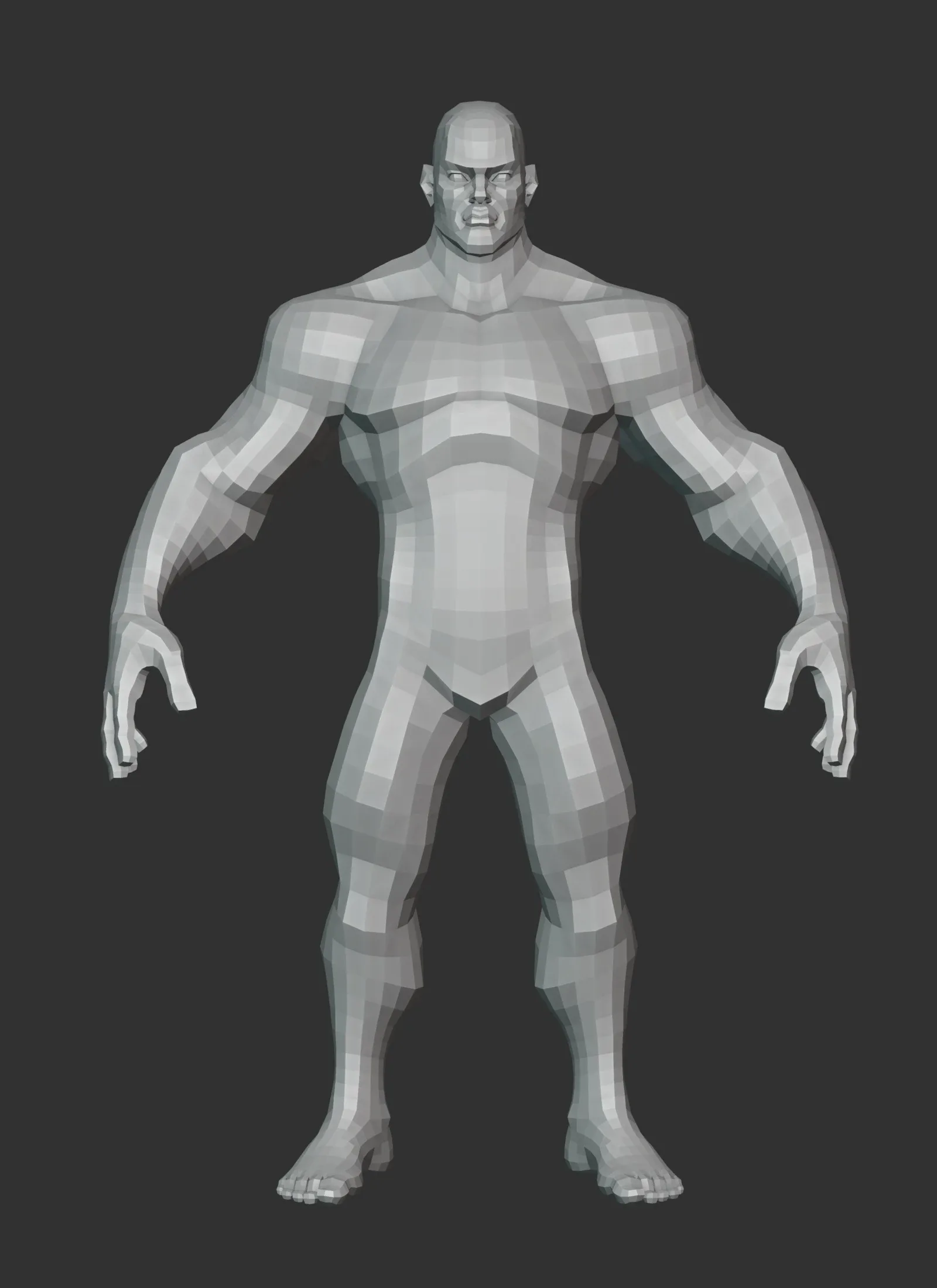 Stylized Hero Lowpoly Basemesh