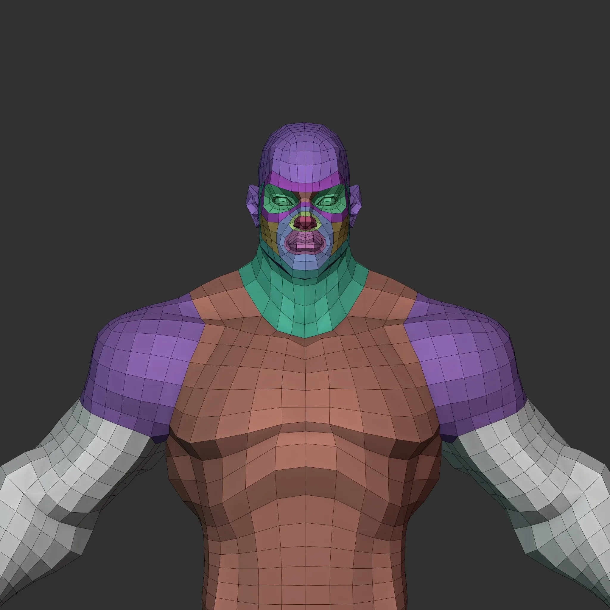 Stylized Hero Lowpoly Basemesh