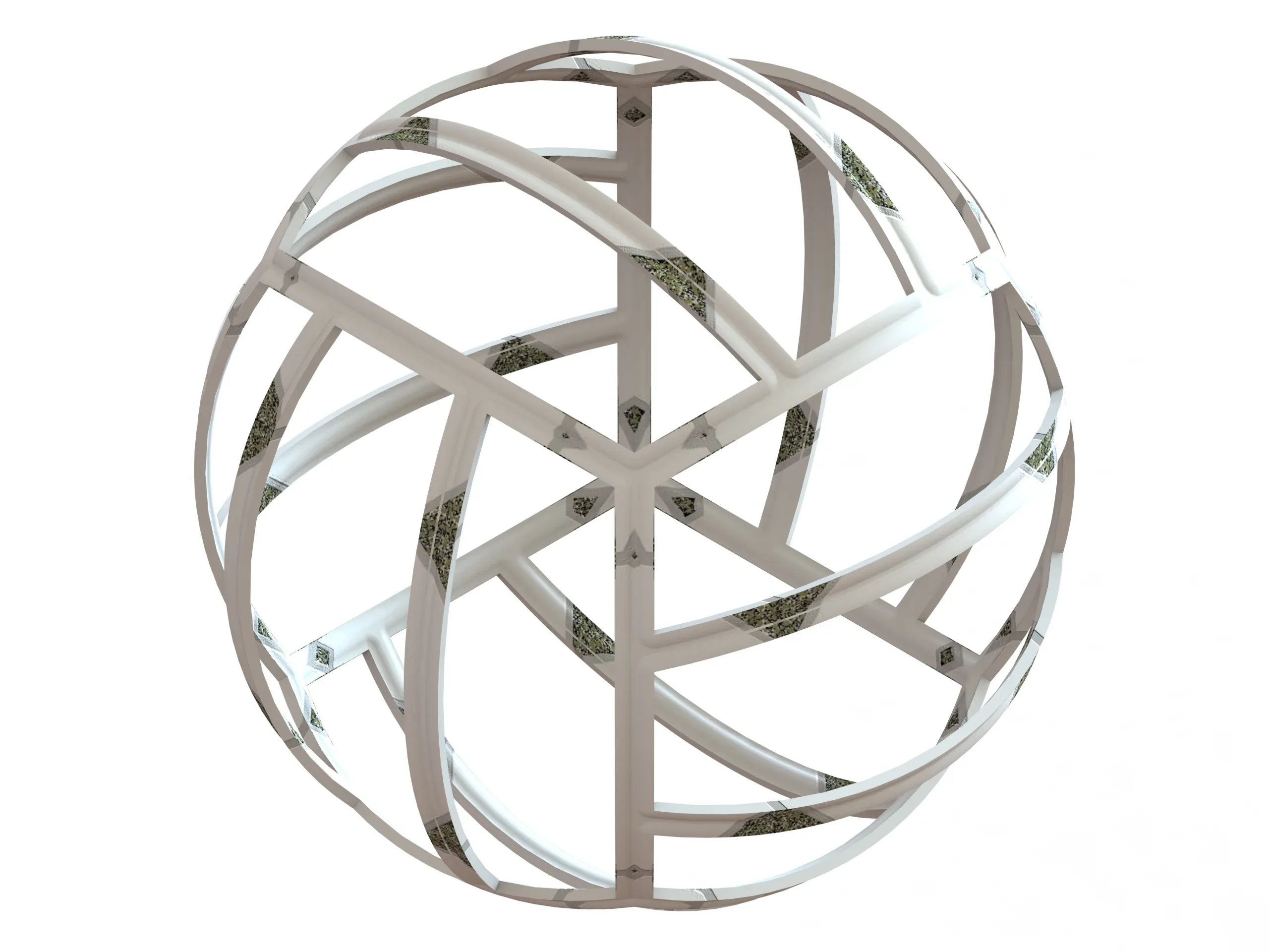 Wireframe Shape Geometric Volley Ball