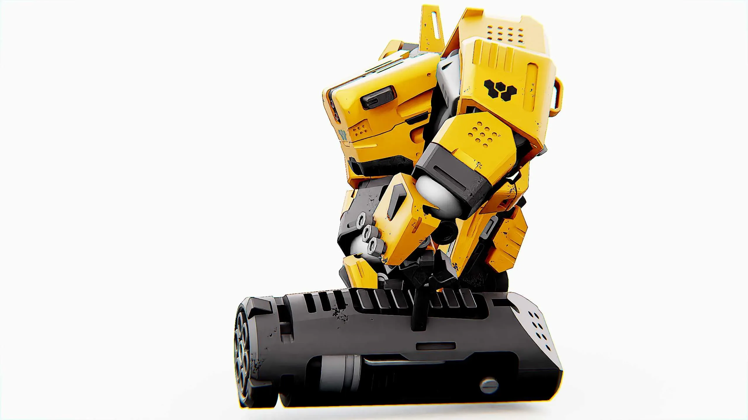 Biomech BOT Auto-Rig Pro Rigged For Mixamo, Unreal Engine Unity