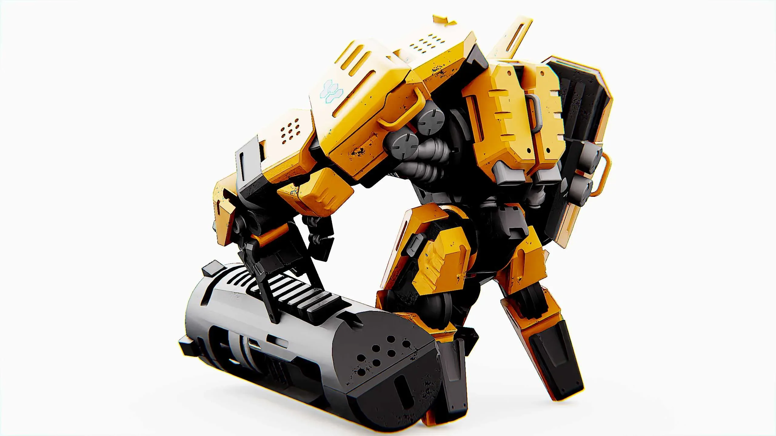 Biomech BOT Auto-Rig Pro Rigged For Mixamo, Unreal Engine Unity