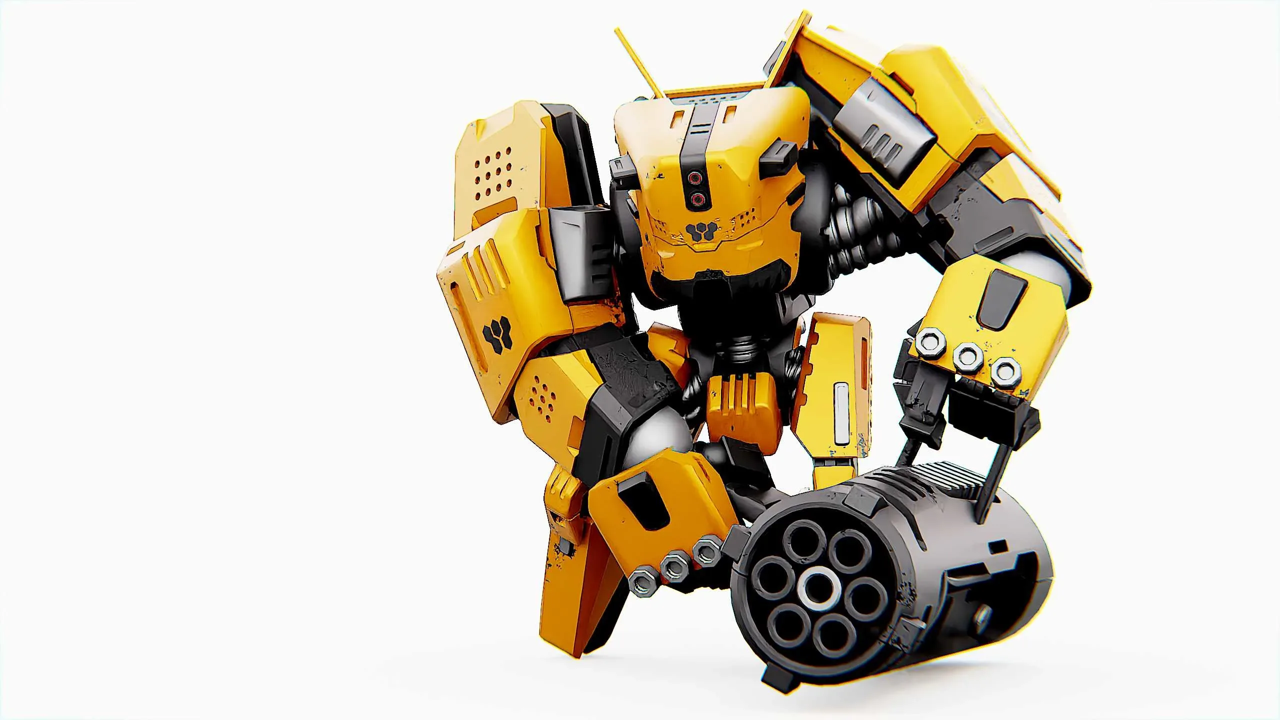 Biomech BOT Auto-Rig Pro Rigged For Mixamo, Unreal Engine Unity