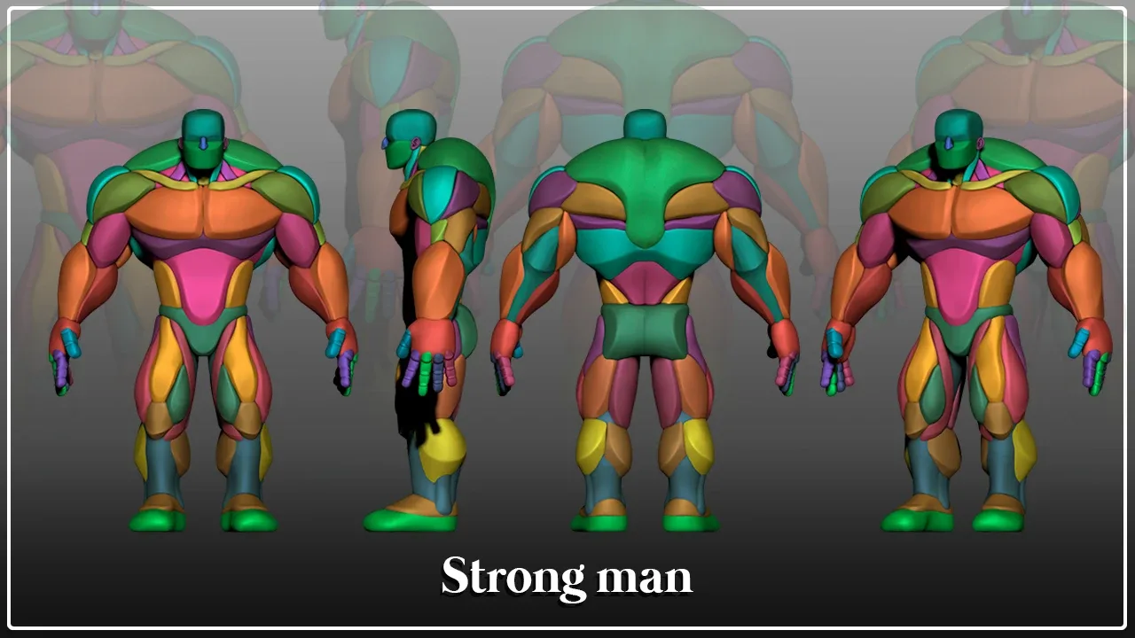 20 Basemeshes and 20 Mixed Alphas