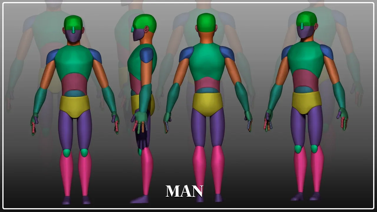 20 Basemeshes and 20 Mixed Alphas