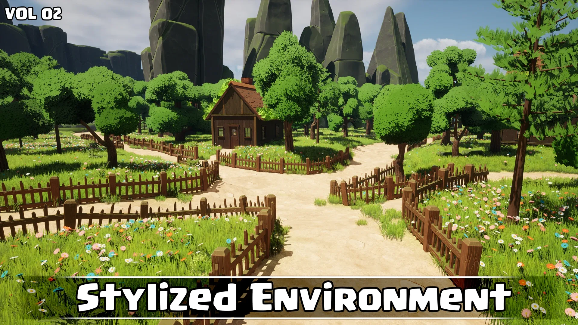 Stylized Environment Game Ready VOL02