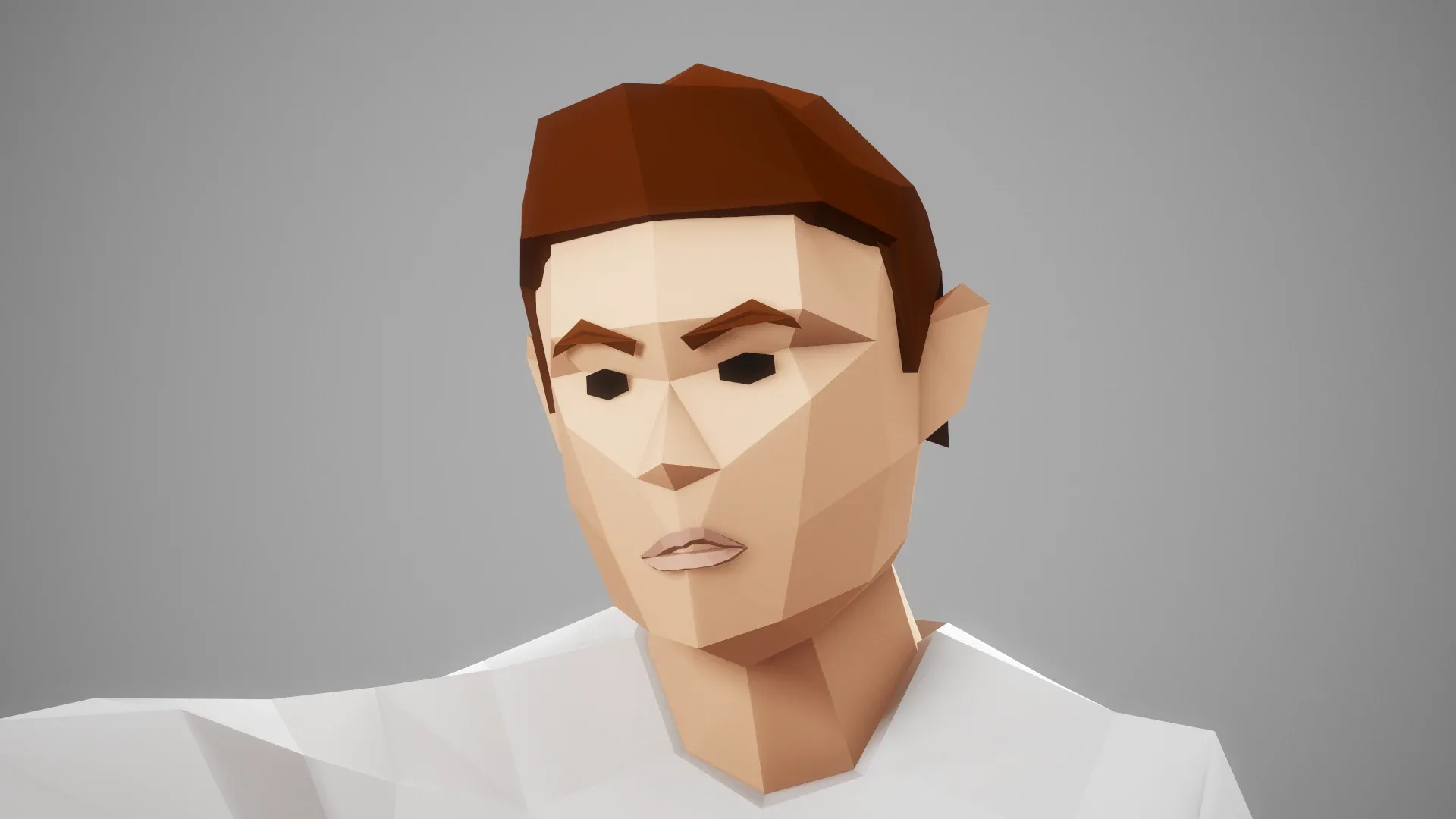 BOXER - Low Poly Style Male Character