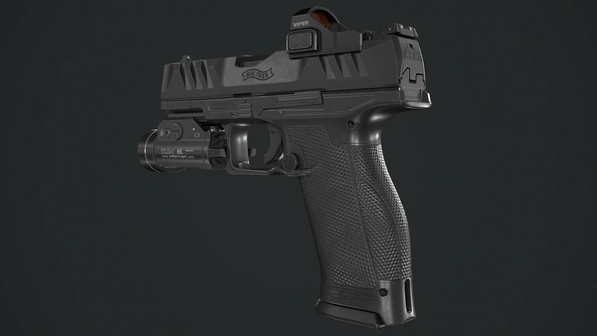 Walther PDP Full-Size with attachments