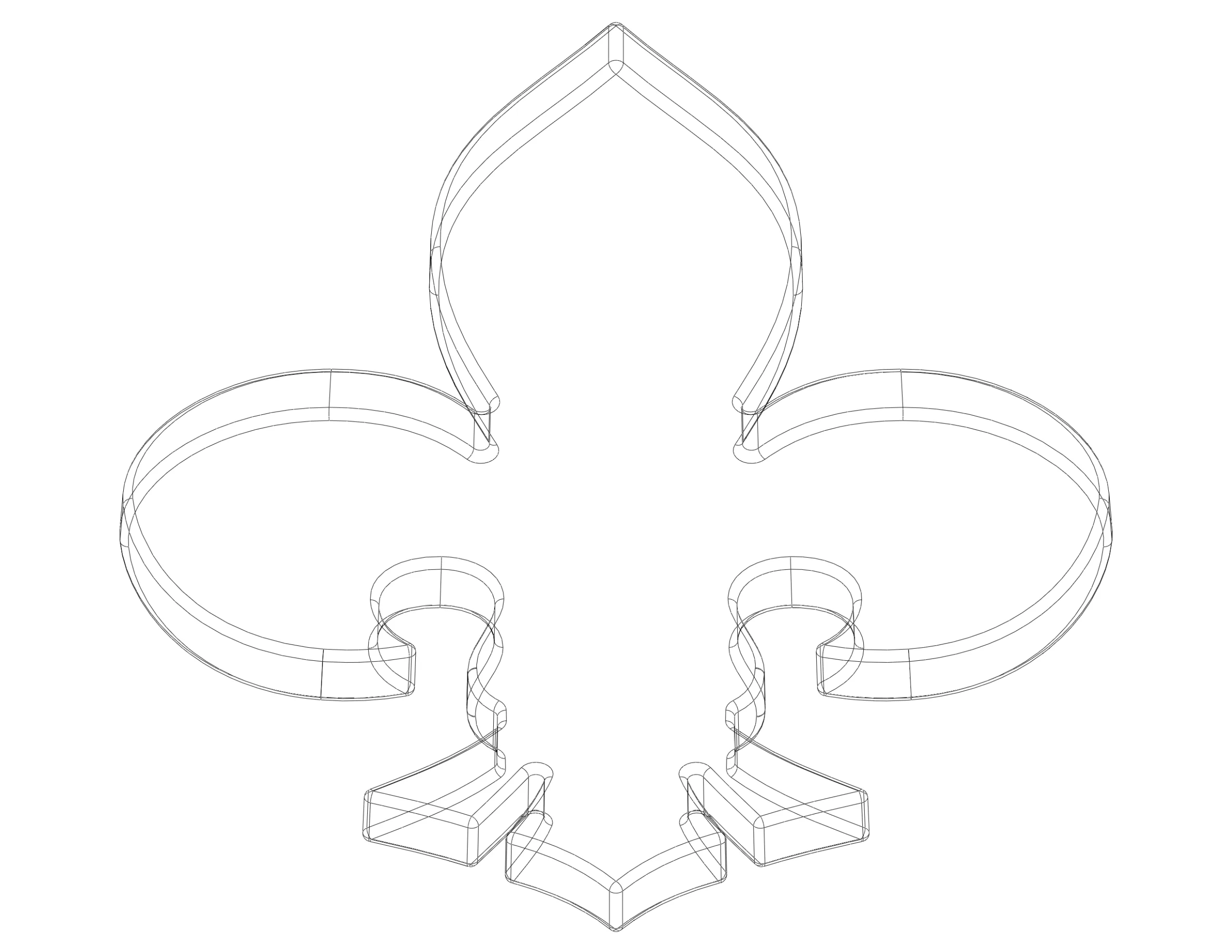 Scout Symbol Stencil