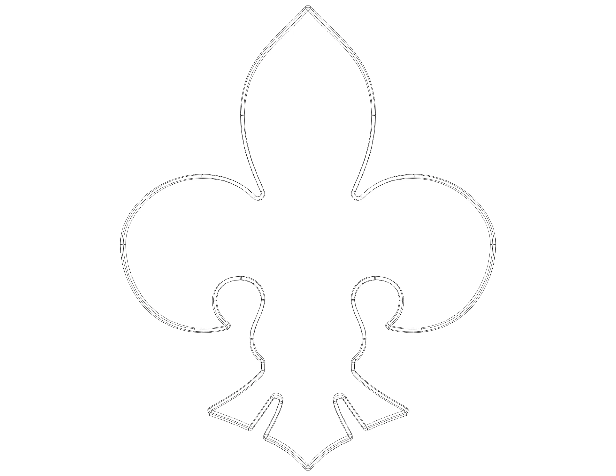 Scout Symbol Stencil