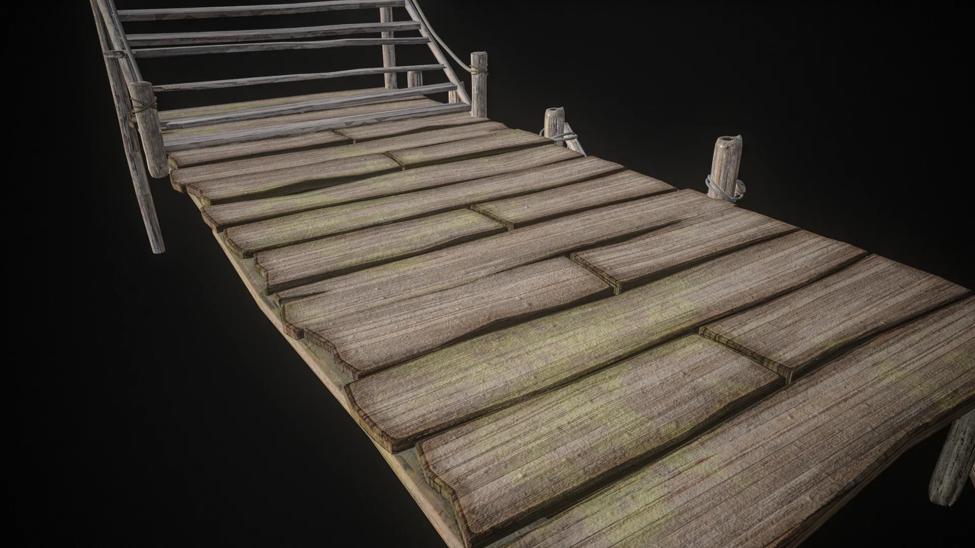 Old wooden dock