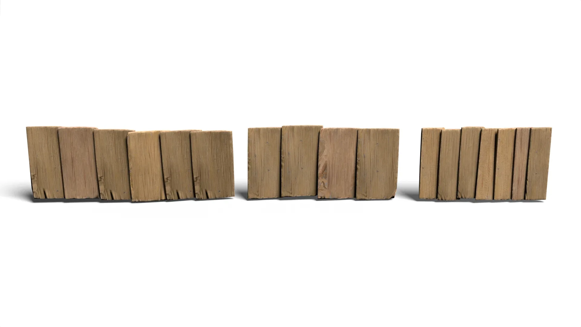 65 Lowpoly Wooden Game Assets - 240225