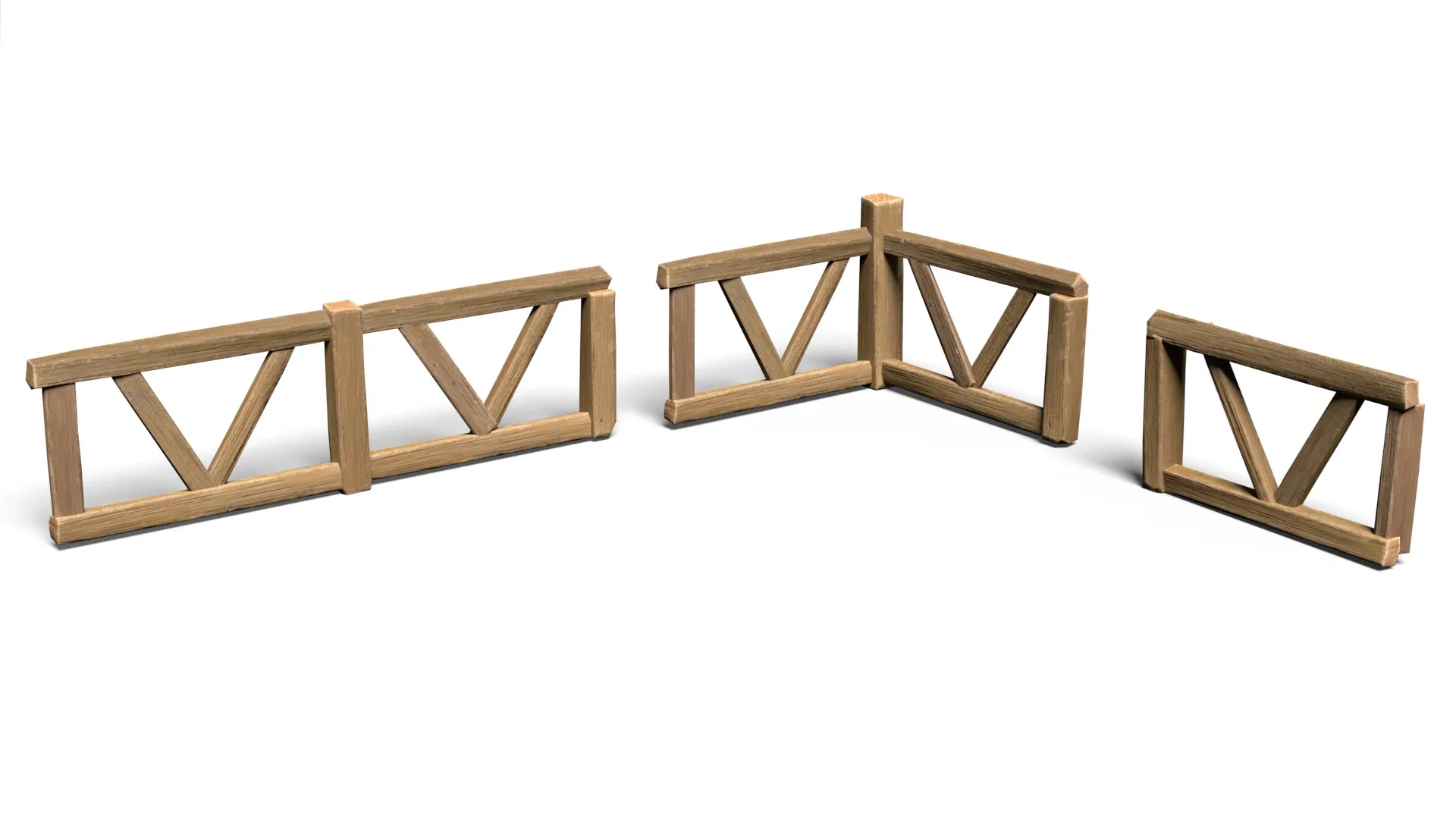 65 Lowpoly Wooden Game Assets - 240225